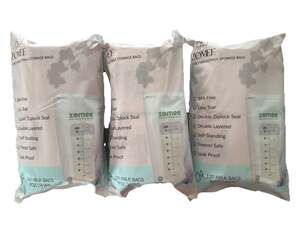 Lot of 360 Zomee Breast Milk Bags 8oz/240ml Storage NEW SEALED 3 Packs Of 120!!